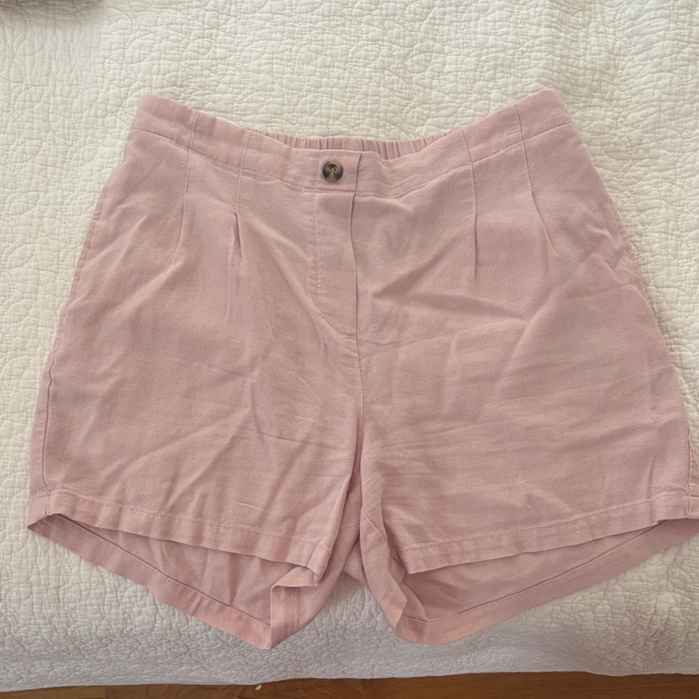 Vero Moda High Waist Pink Shorts